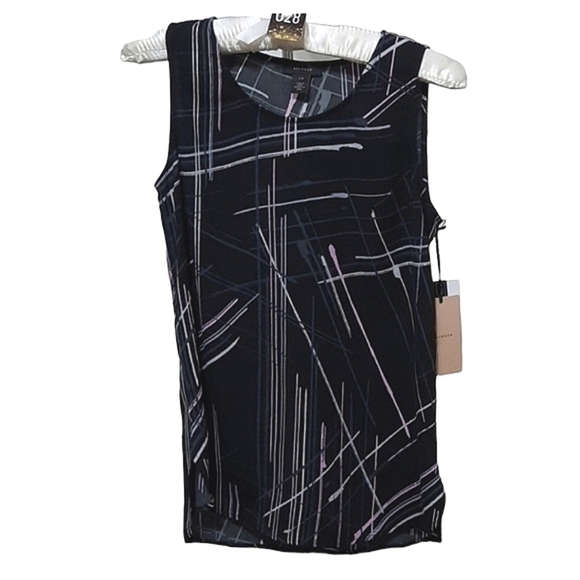 Halogen Women's Dressy Tank  Abstract Print Size XXS - Picture 1 of 3